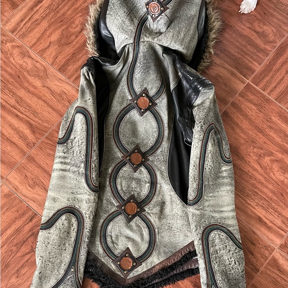 Rainbow serpent leather jacket by Anahata Designs - Picture 4 of 4